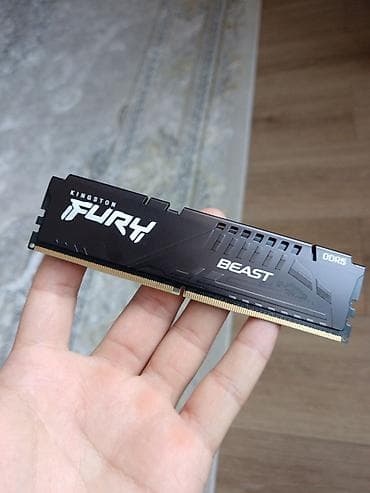 ПК жана ноутбуктар үчүн комплектөөчүлөр: Оперативдик эс-тутум, Жаңы, Kingston Fury, 16 ГБ, DDR5, 5200 МГц — 3