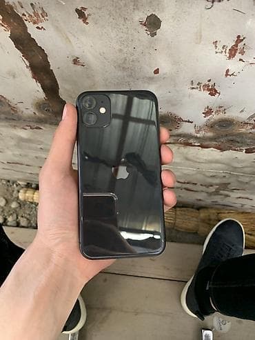 IPhone 11, Новый, 128 ГБ, Черный, Защитное стекло, 75 %