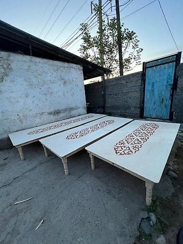 Ашкана столдору: Жыгачтан жасалган сапаттуу столдор сатылат! Үйгө, конок тосууга — 3