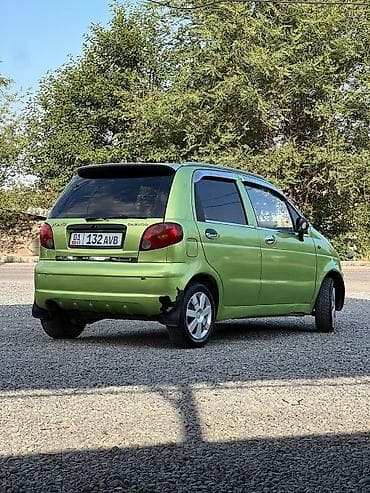 Унаа: Daewoo Matiz: 2006 г., 0.8 л, Кол менен иштөөчү, Бензин, Хетчбек — 4