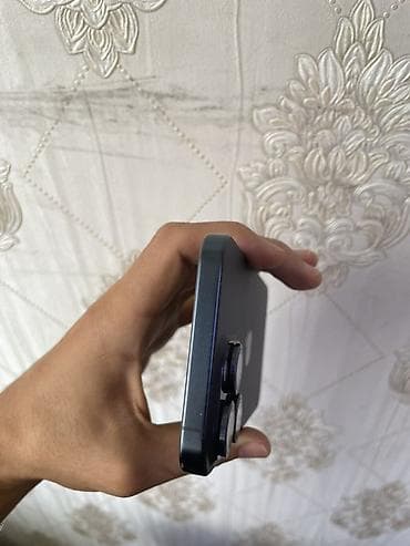 iphone cr: IPhone 15 Pro Max, Б/у, 256 ГБ, Blue Titanium, Чехол, 81 % — 5