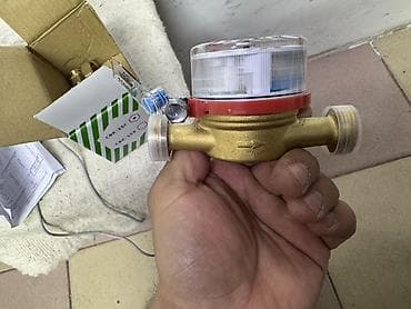 Счетчик для воды, водомер, Для холодной воды, Для горячей воды, Универсальный, Диаметр резъбы: 15 мм — 2