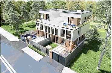 планировка дома: Проект одноэтажного дома с мансардой (Дома №1 и №2) - Общая площадь — 6