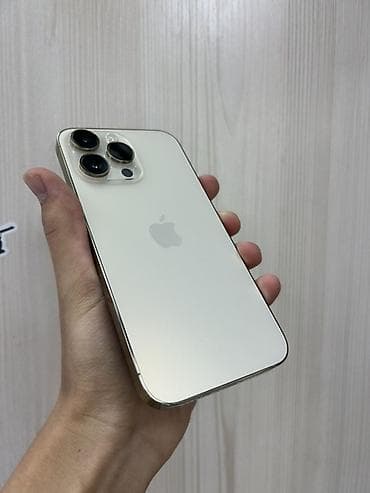 iphone 13 pro макс: IPhone 14 Pro Max, Б/у, 256 ГБ, Золотой, Защитное стекло, Чехол, В рассрочку, 79 % — 8
