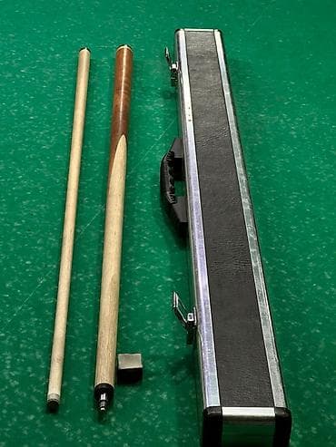 турники 3 в 1: Бильярдный кий разборный с чехлом длина 155-165 вес 680-700гр набойка — 4