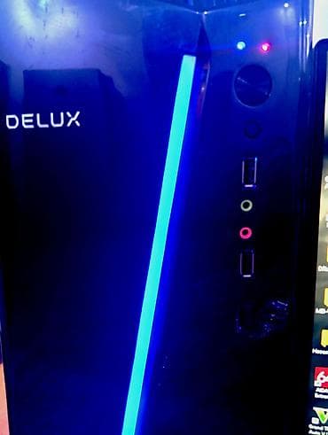 Техника жана электроника: Игровой ПК с подсветкой в кLорпусе DELUX процессор lntel Core i3 4130 — 5