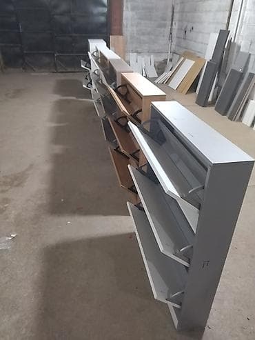 пуфик для обуви: Тумба и подставка для обуви, Новый, Другой материал, цвет - Белый — 2