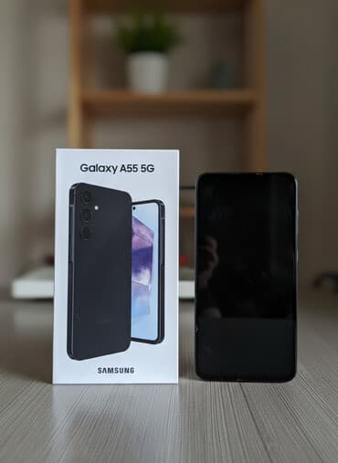 телефон реалме: Samsung Galaxy A55, Б/у, 256 ГБ, 2 SIM — 1