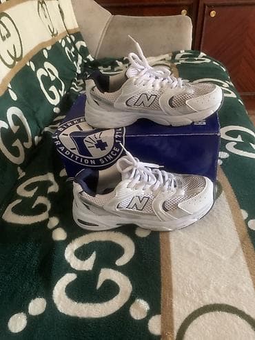 комбинация: Кроссовки, 37, New Balance, Б/у, цвет - Белый, Самовывоз — 1