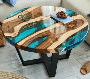 ручная работа стол: Столы из массива дерева с эпоксидной смолой - Авторские столешницы — 3