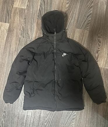 ички кийим: Двусторонняя куртка Nike с капюшоном. Практичная модель 2-в-1: одну — 2