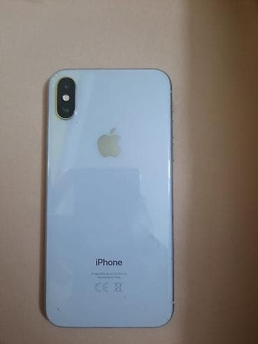 IPhone X, Б/у, 256 ГБ, Белый, 100 % at lalafo.kg IPhone X, Б/у, 256 ГБ, Белый, 100 %