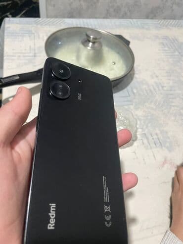 купить видеорегистратор в бишкеке: Redmi, Redmi 13C, Б/у, 128 ГБ, цвет - Черный — 2