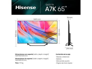 купить телевизор hisense: Телевизор акция Hisense QLED TV 65A7KQ Технология квантовых точек — 2
