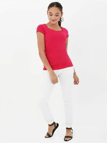 кофта для беременных: Продаю б/у футболку для кормящих. Имеется незаметный карман для — 1