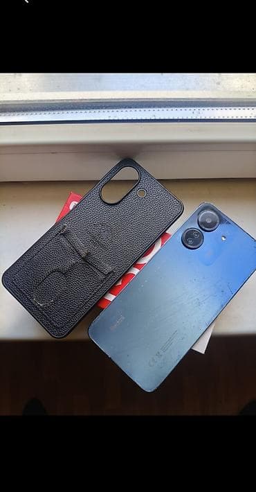 Redmi, Redmi 13C, Б/у, 256 ГБ, цвет - Синий, 2 SIM