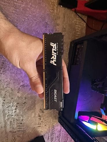 e3 1220: Оперативная память Kingston FURY Beast DDR4 16 gb 2x8 в отличном — 1