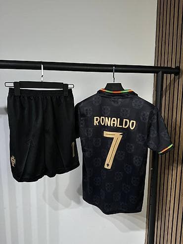world cup: Футбольная форма в стиле сборной Португалии с именем Ronaldo и номером — 1