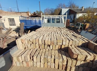 Огнеупорный кирпич: Полнотелый, таблетка, Жженый кирпич, Одинарный, 250×120×65 — 1