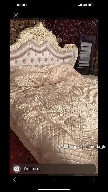 coffe lk: Спальный гарнитур в классическом стиле (цвет — айвори с золотистым — 3