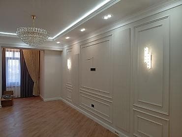 Сантехника: Стенные декоративные панели с классическими молдингами и встроенным — 5