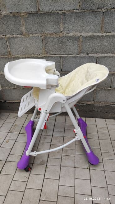 стульчик для кормления купить: Стульчик для кормления детский . Фирма Аricare. Прочный в отличном — 3