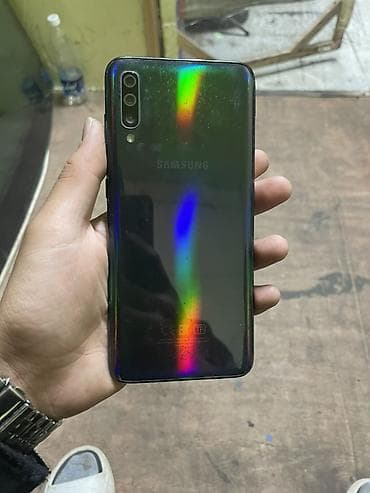 Уюлдук телефондор жана аксессуарлар: Samsung Galaxy A50, түсү - Кара, 2 SIM — 3