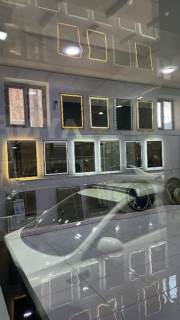 зеркало для стены: Зеркала с дизайнерской подсветкой и панно из зеркальной плитки - — 10