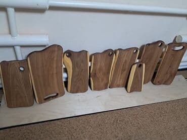 колода для рубки мясо: Деревянные кухонные аксессуары ручной работы. Что включено: - — 3