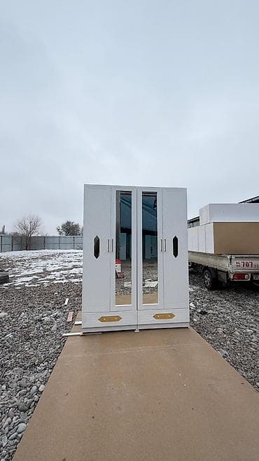 Шифоньеры, шкафы для одежды: Шифоньер, шкаф для одежды, Прямой, МДФ — 3