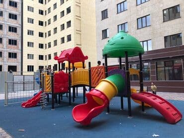 надувной бассейн для взрослых: Детская горка Для улицы, Пластик, Новый — 7