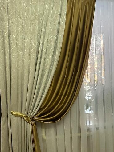 шторы креатив: Комплект штор, С карнизом в комплекте, С тюлем в комплекте, Изготовление на заказ, Новый, Для детской, Для зала, Для кухни — 4