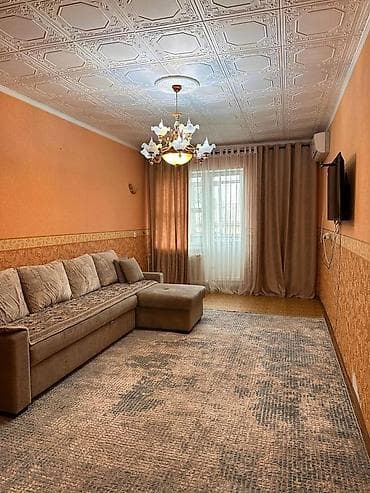 квартира район дордой моторс: 3 комнаты, С мебелью полностью — 1