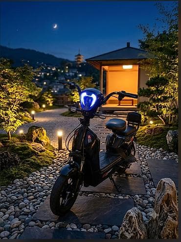 bws samurai: Электрический скутер (городской e-moped). в идеальном состоянии +шлем — 1