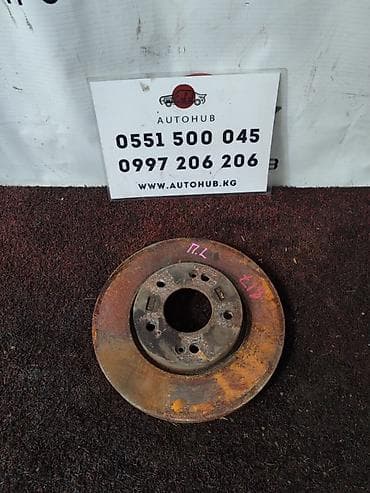 Глушители: Предний тормозной диск Kia 2016 г., Б/у, Оригинал — 1