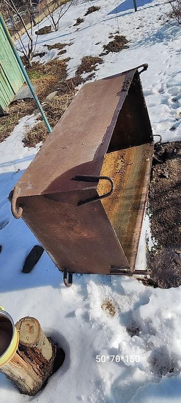 казан диска14: Металлический ковш-отвал,бак для фронтального — 4