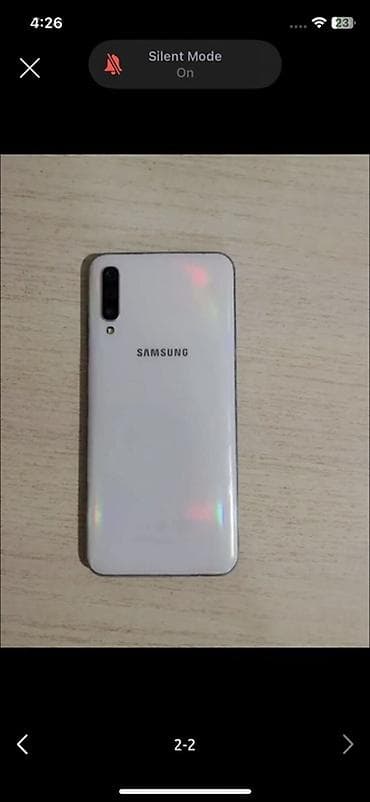 куплю самсунг а 50: Samsung Galaxy A50, Б/у, 64 ГБ, цвет - Белый, 2 SIM — 2
