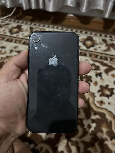 телевизор ч б: Apple iPhone XR, черный 64 гиг экран и батарея родное акум 79 - — 3