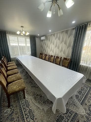 Офисная мебель: Стол и стул для зала, Б/у, Самовывоз, цвет - Коричневый — 4