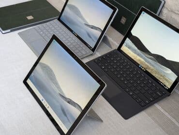 планшет surface: Планшет, Microsoft, эс тутум 128 ГБ, 12" - 13", Wi-Fi, Колдонулган, Классикалык түсү - Боз — 9