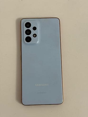 Техника и электроника: Samsung Galaxy A53 5G, Б/у, 128 ГБ, цвет - Синий, 2 SIM — 2