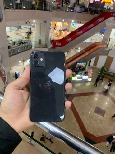 купить ноутбук в рассрочку бишкек: IPhone 11, Б/у, 64 ГБ, Черный — 3
