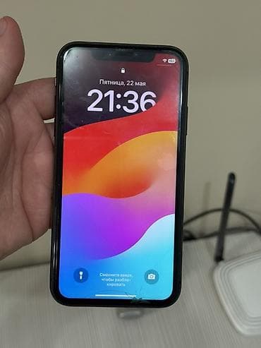 iphone hr: IPhone 11, Б/у, 128 ГБ, Черный, Коробка, 69 % — 2