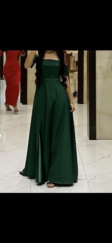 вечерный платия: Вечернее платье, А-силуэт, Длинная модель, Без рукавов, S — 2