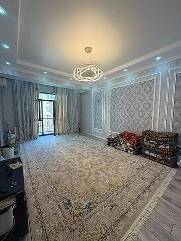 4: 2 комнаты, 75 м², Ак-Кеме (старый аэропорт) Элитка, 4 этаж, Евроремонт — 5