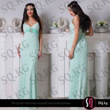 праздничные платья больших размеров: Вечернее платье, Классическое, Длинная модель, Без рукавов, Камни, S — 22