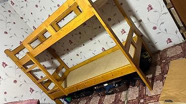 Двухъярусная кровать, Б/у, Раскладной