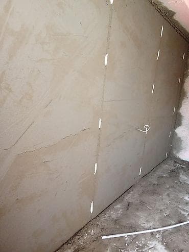 подготовка стен: Механизированная штукатурка стен по маякам. - Выравнивание стен по — 1