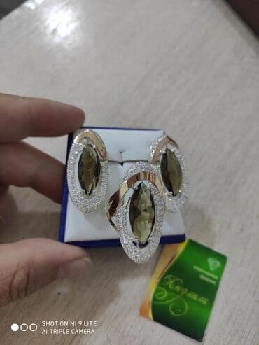 свадебные наборы ручной: Набор украшений, Проба 925, Женские, Новый — 5