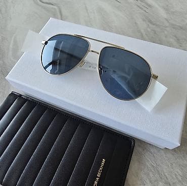 victoria: Очки солнцезащитные Victoria Beckham original шикарные 😍 Примерка — 1